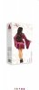 Samira peignoir burgundy